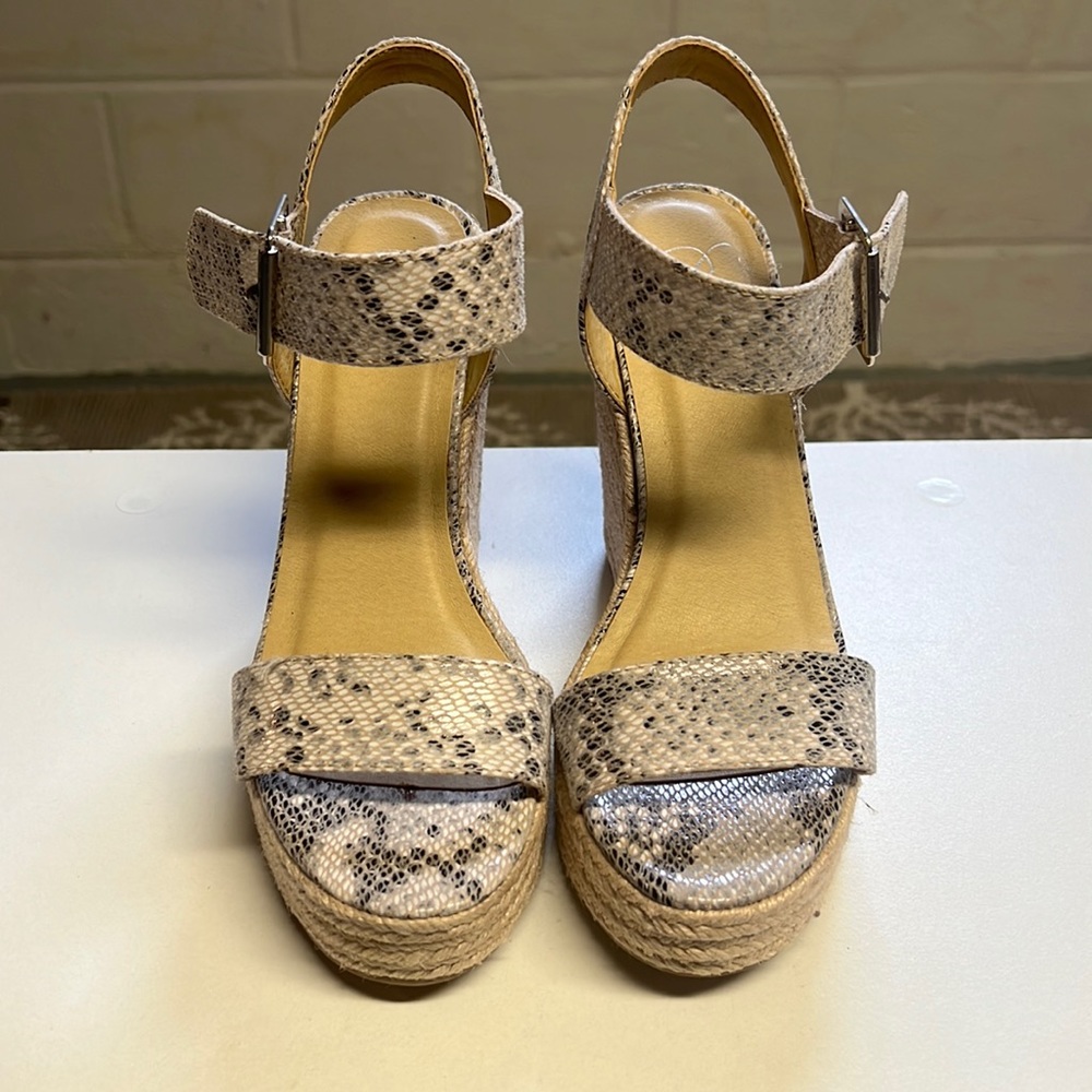 Crocodile Print Wedges